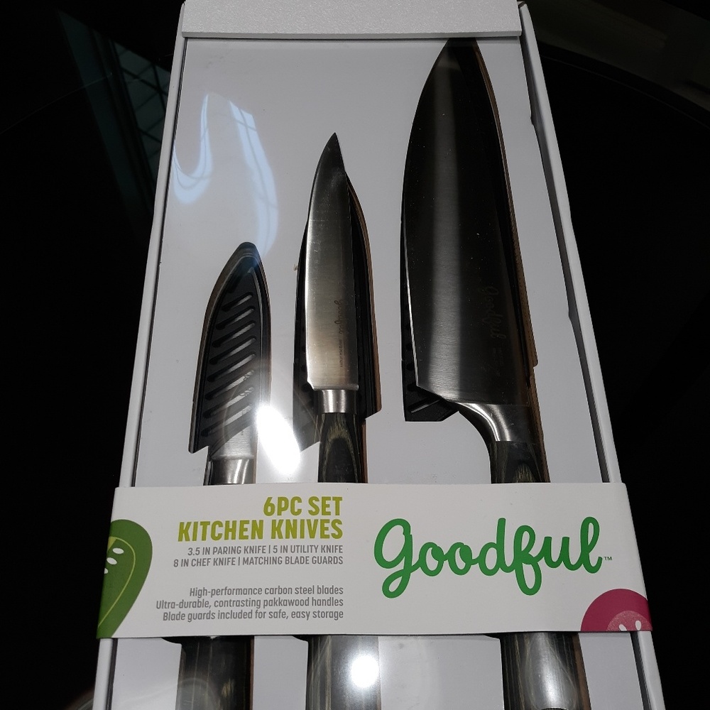 Goodful 6 Piece Kitchen Knives Set